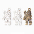 Santa Claus Charm in 3 Metal Finishes for Jewelry Making view 1