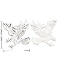 Flying Eagle Detailed Alloy Charm in Antique Silver Finish view 1