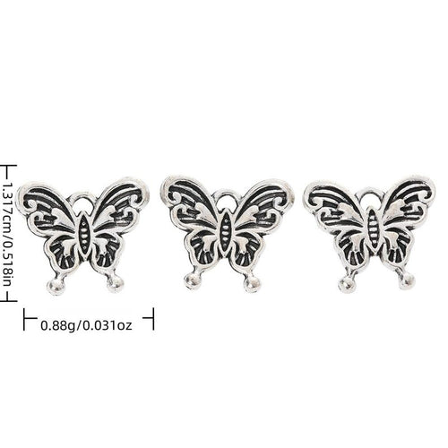 Outlined Butterfly components shown from the front in all pictured options