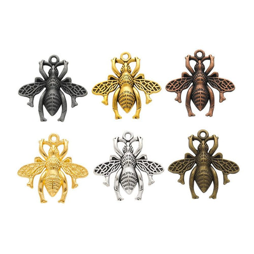 Detailed Bee Charm front product view
