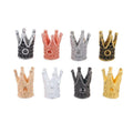 Openwork Crown Metal Charm in 8 Pictured Finishes Jewelry view 1