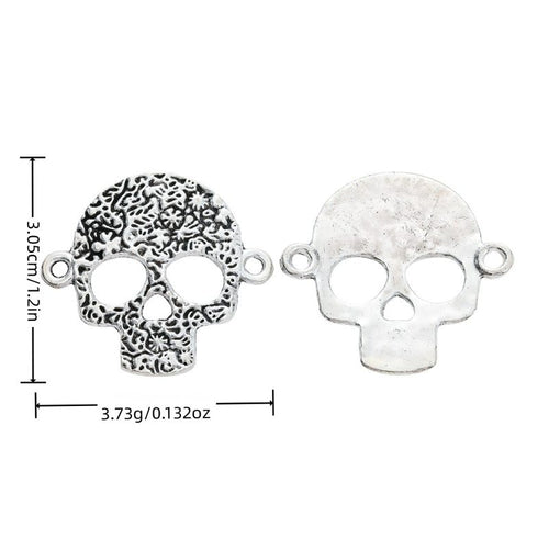 Side-Loop Skull Connector components shown from the front in all pictured options