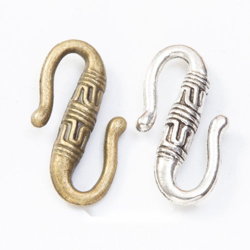Finish assortment shown together of the textured s hook connector