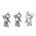 Astronaut With Star Charm In 1 Metal Finish For Jewelry Making view 1