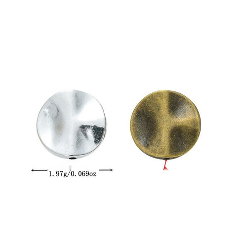 Smooth round spacer beads shown in product image 1