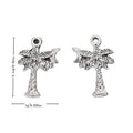 Palm Tree Metal Charm Pendant Jewelry Making Component view 1
