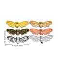 Scroll Wing Metal Spacer Bead Jewelry Making Component view 1