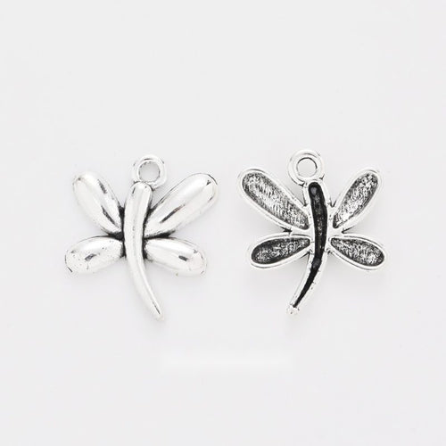 Curved Dragonfly Charm pictured option assortment on a white background