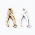 Pliers Tool Metal Charms in Two Antique Finishes Jewelry Components view 1
