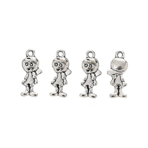 Hat Girl metal piece showing overall shape and available finishes