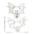 Skull Bat Vintage Metal Charm Pendant for Jewelry Making view 1