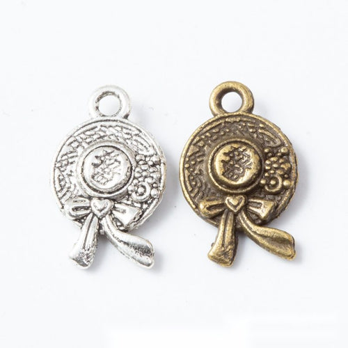 Wide brim hat charms shown in product image 1