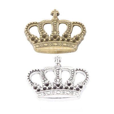 Openwork Crown Charm finish comparison on a white background