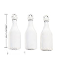 Minimal Bottle Metal Charms in Antique Silver Finish view 1