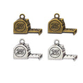 Tape Measure Number 25 Charm in 2 Pictured Finishes view 1