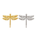 Slender Dragonfly Charm Metal Pendant for Jewelry Making view 1