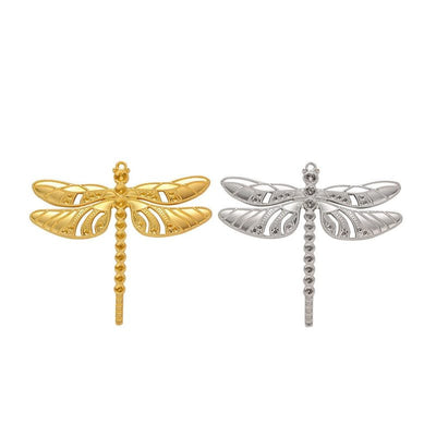 Slender Dragonfly Charm pictured option assortment on a white background