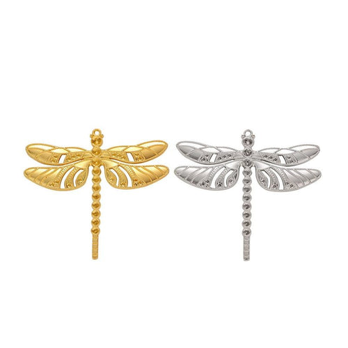 Slender Dragonfly Charm pictured option assortment on a white background