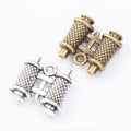 Binoculars Metal Charm In 2 Finish Options for Jewelry Making view 1