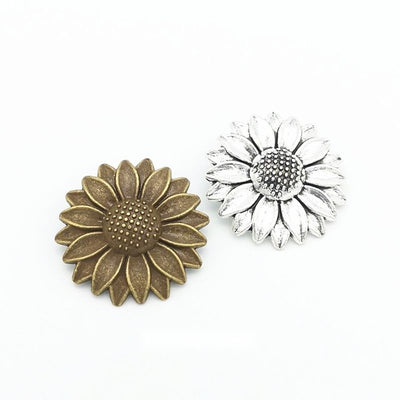 Sunflower Component grouped finish options on a white background