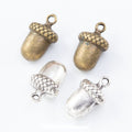 2-Finish Acorn Metal Jewelry Components for Crafts view 1