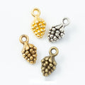 Vintage Finish Metal Pine Cone Charms in 4 Style Options view 1