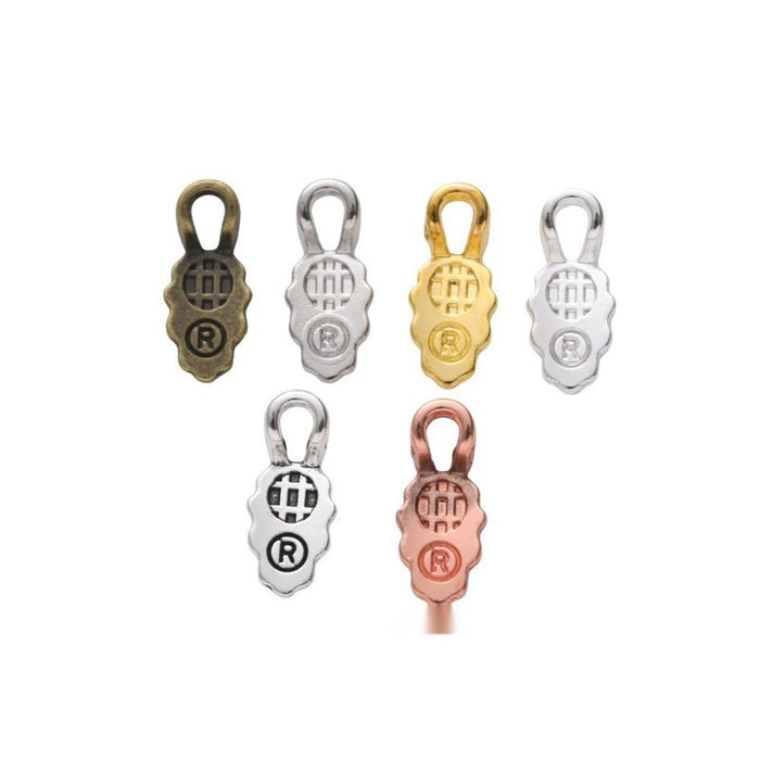 Shovel-Shaped Detailed Metal Charm Pendants in 6 Finishes