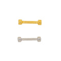 Straight Bar Two-End Connector in 2 Pictured Finishes view 1