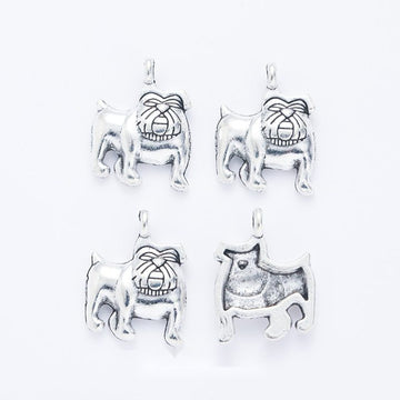 Patterned Elephant Detailed Metal Charm in 1 Finish