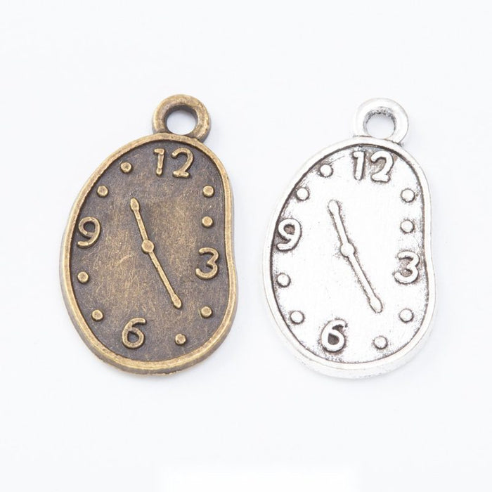 2-Finish Oval Clock Metal Jewelry Components for Crafts