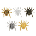 Detailed Spider Charm Metal Pendant for Jewelry Making view 1