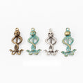 Vintage Skeleton Charms in Multiple Finishes for Jewelry Making view 1