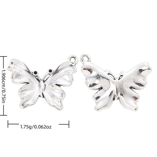 Raised Butterfly components shown from the front in all pictured options