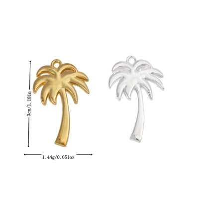 Group view of the available palm tree charms