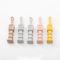 Tall Clock Tower Enamel Charms in Four Soft and Bright Colors view 1