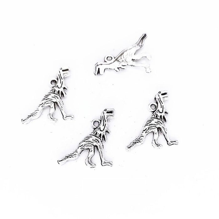 Tyrannosaurus Skeleton Detailed Metal Charm in 1 Finish