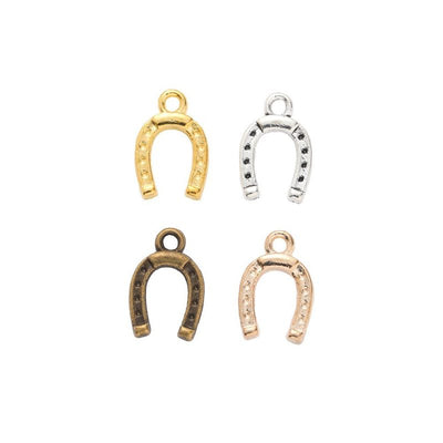 Horseshoe Metal Charms grouped product view on a white background