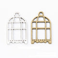 Arched Birdcage Metal Charm Pendant For Jewelry Making And Craft Projects view 1