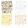 Uppercase Alphabet Letter Charms in Multiple Metal Finishes for Jewelry Making view 1