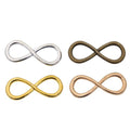 Infinity Link Connectors in Four Smooth Metal Finishes view 1