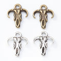 Ram Skull Antique Metal Charms In Two Finishes Jewelry Findings view 1