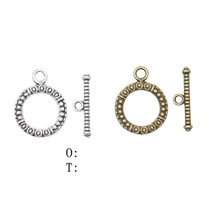 Toggle Clasp Metal Jewelry Component 2 Finish Options Craft Supply