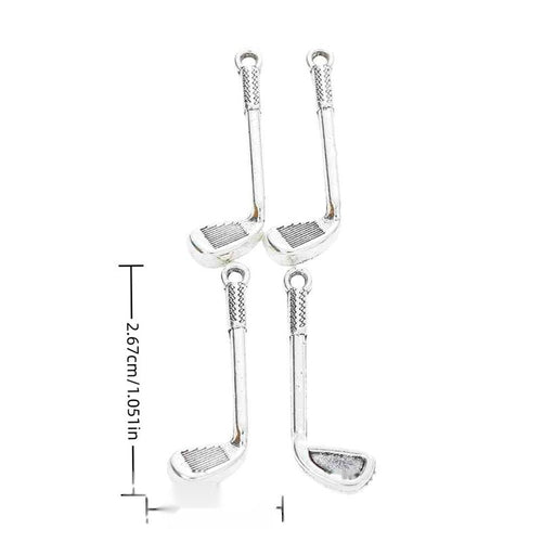 golf club charm shown from the front