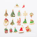Gold-Tone Enamel Christmas Charm Collection in 18 Designs view 1