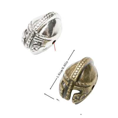 Roman Helmet Bead front product view
