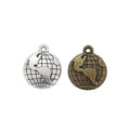 Small World Map Charm Metal Pendant for Jewelry Making view 1