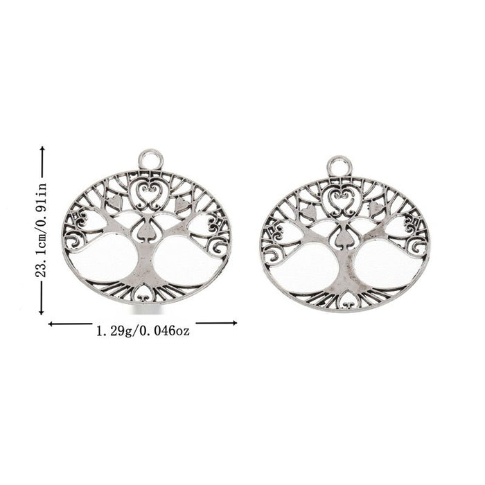 Tree of Life Charm in One Finish for Jewelry Making