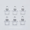 Sweet Home House Charm Metal Pendant for Jewelry Making view 1