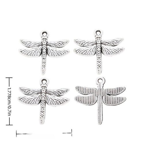 Dragonfly components shown from the front in all pictured options