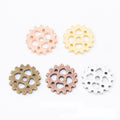 Vintage Style Metal Mini Gear Embellishment in 5 Metal Finishes view 1